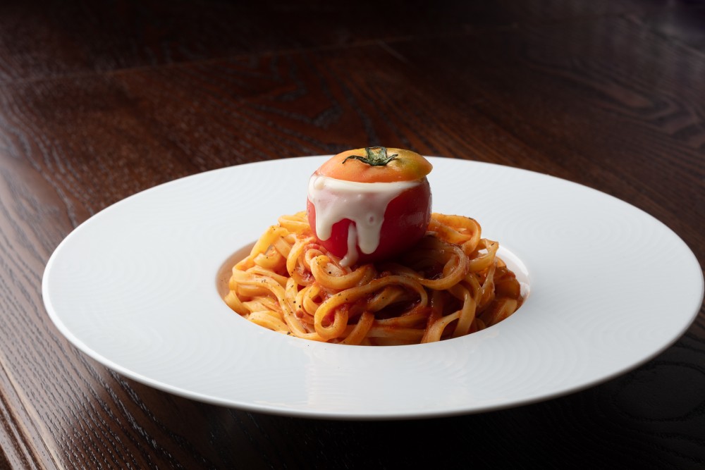 アメーラトマトのパスタ