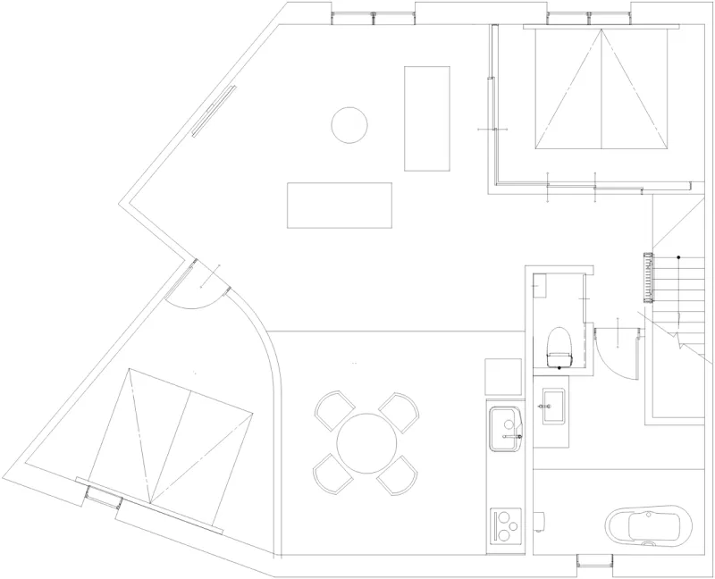 Floor plan: Asama Suite